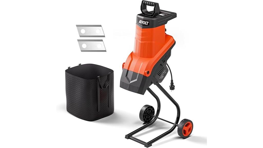 electric 1800w leaf mulcher