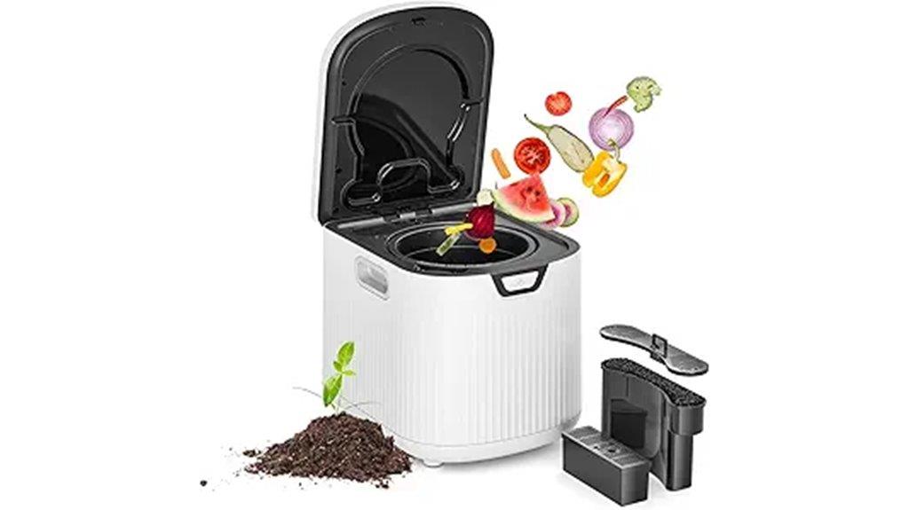 electric compost bin auto clean