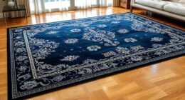 elegant durable navy rugs