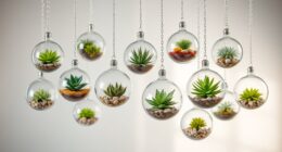 elegant glass globe terrariums
