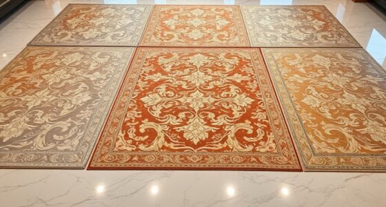 elegant metallic silk rugs