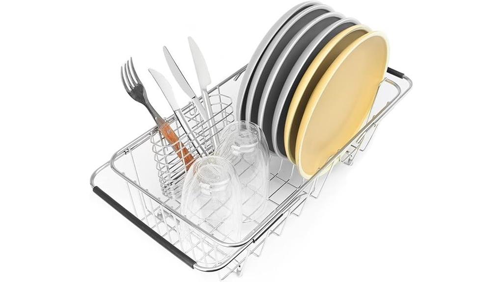 expandable stainless steel rack