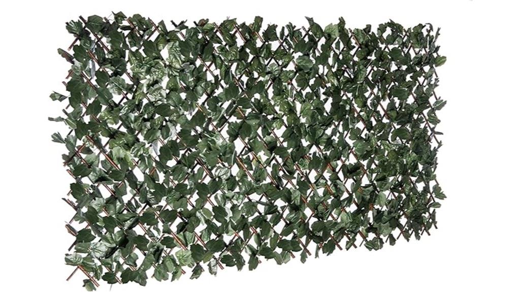 expandable willow privacy trellis