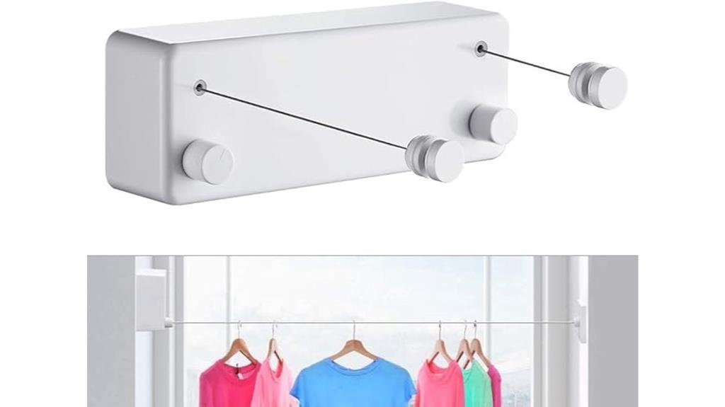 extendable steel clothesline