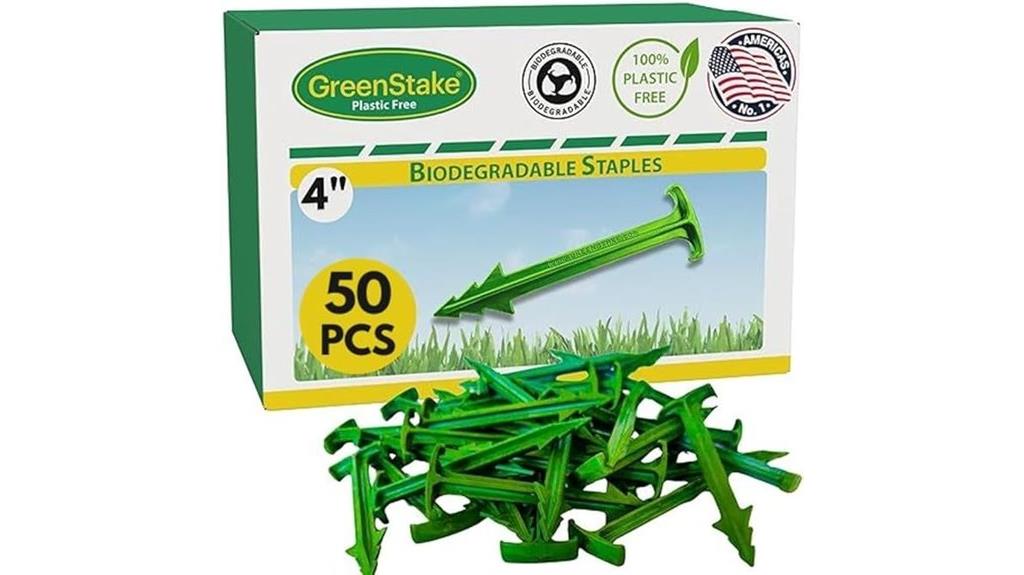 fifty biodegradable garden stakes