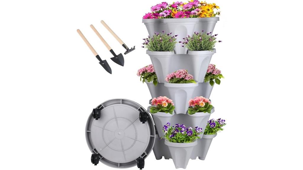 five tier vertical garden