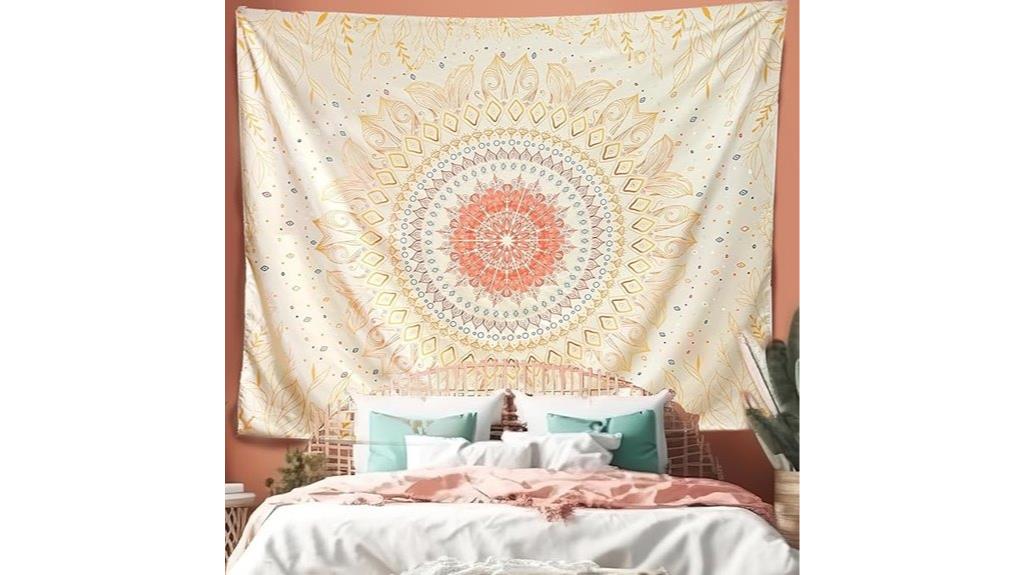 floral tapestry bedroom decor
