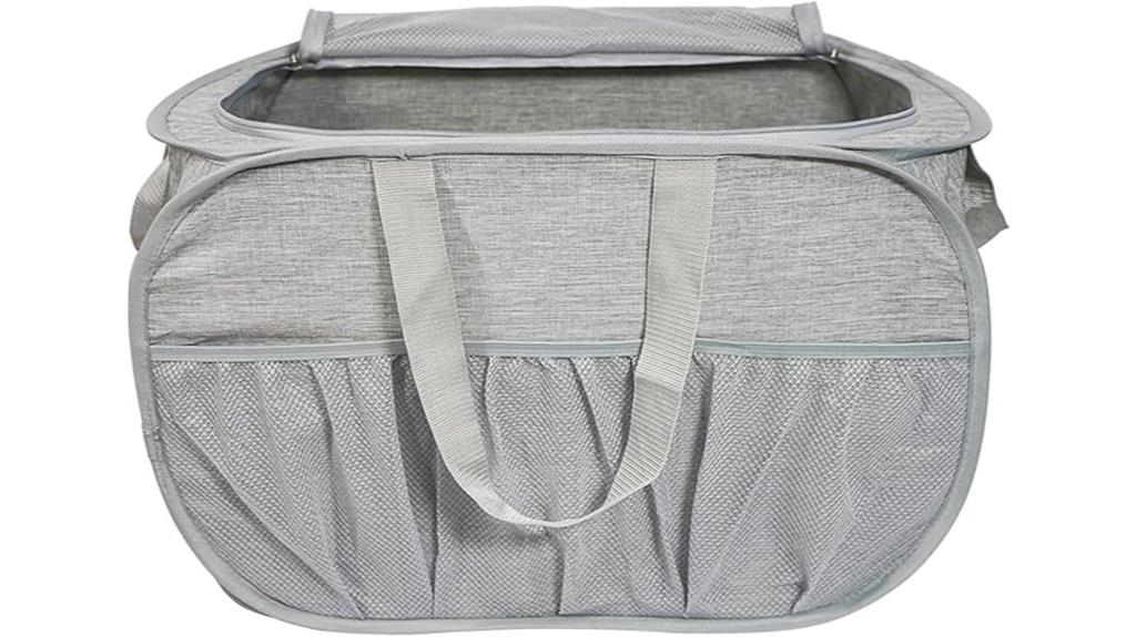 foldable laundry basket lid