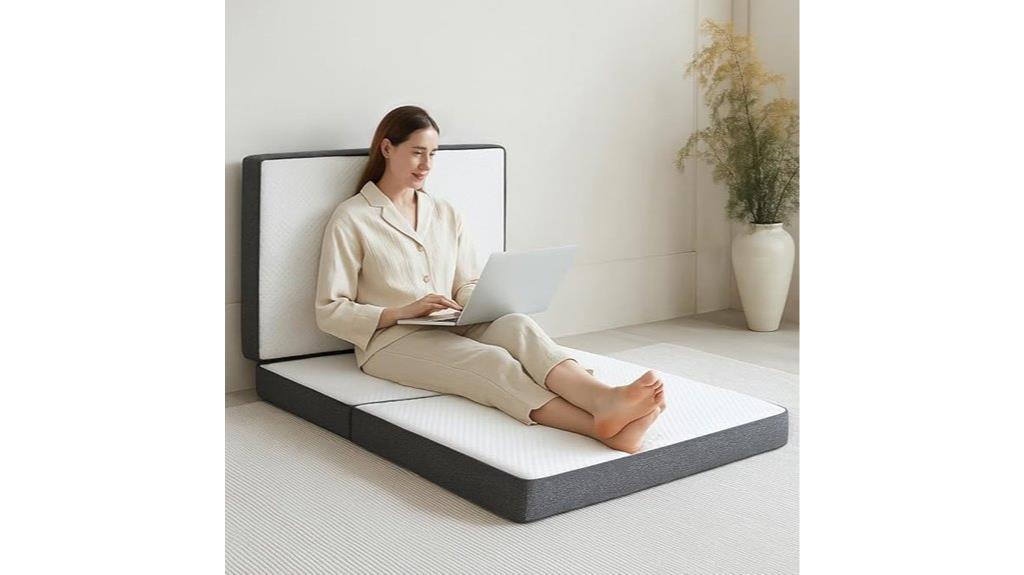 foldable memory foam mattress