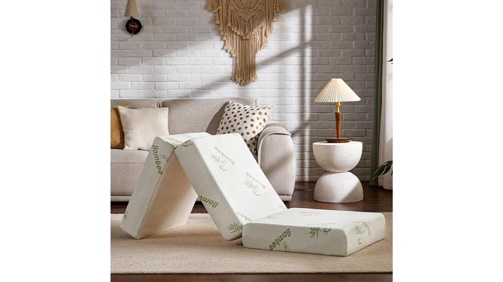 foldable memory foam mattress