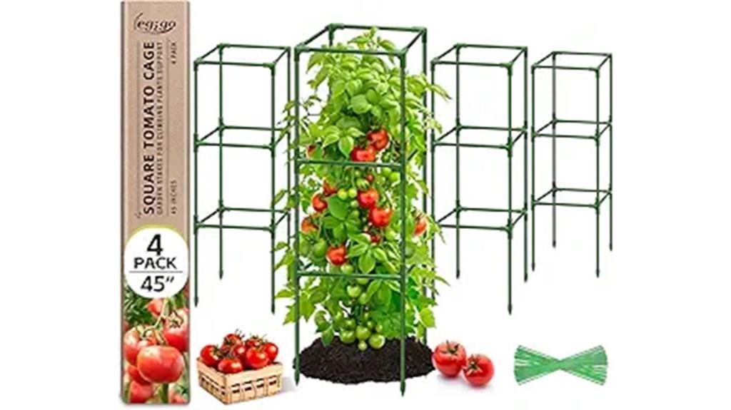 four pack garden tomato cages