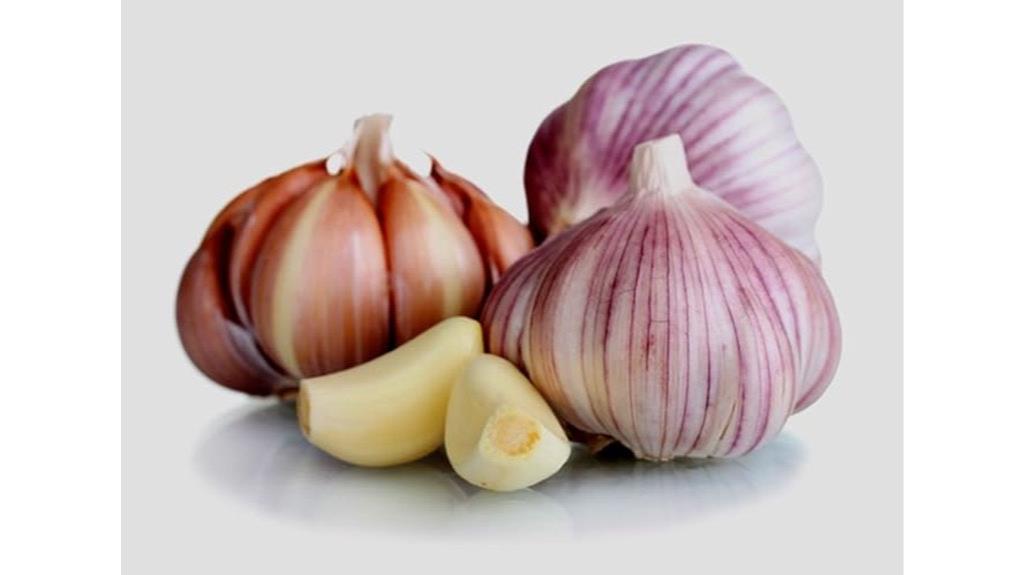 fresh siberian garlic bulb