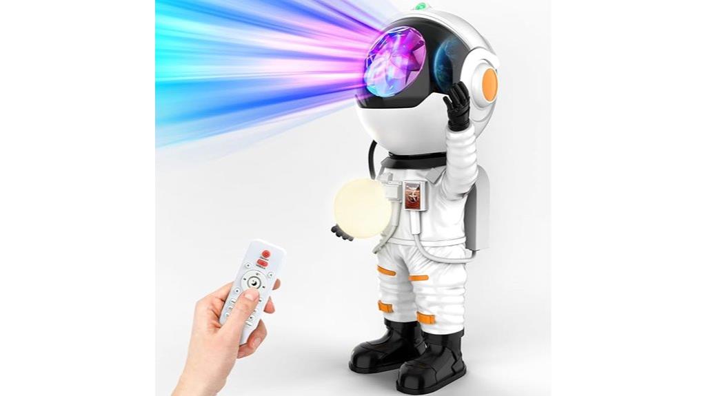 galaxy themed astronaut projector