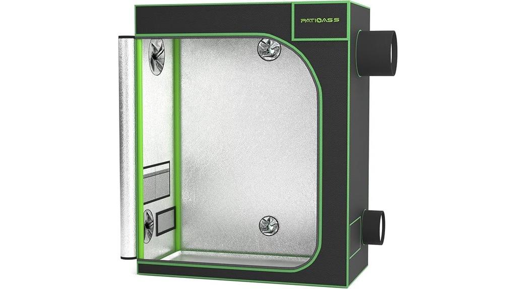 grow tent with window