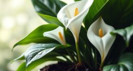 guide to peace lily blooming