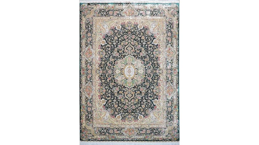 handmade 10x14 silk rug