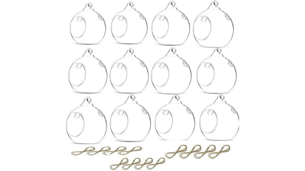 hanging glass globe set