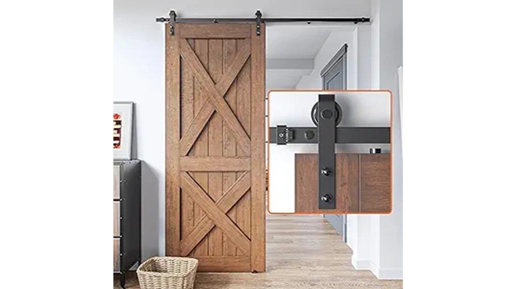 heavy duty barn door hardware