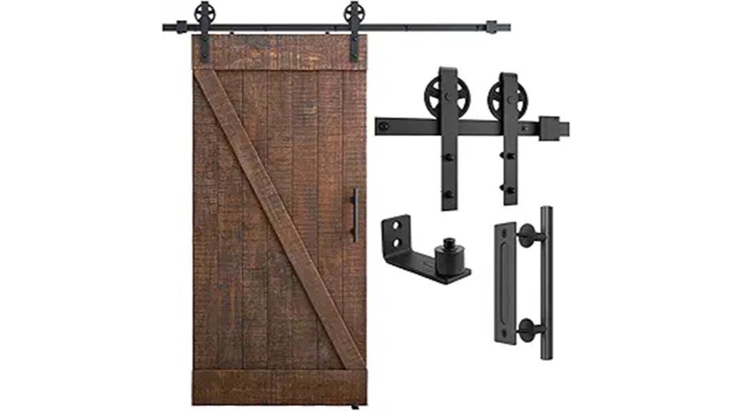 heavy duty barn door hardware