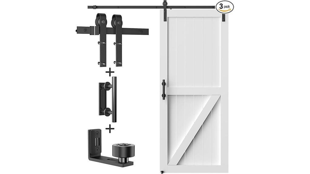 heavy duty barn door kit