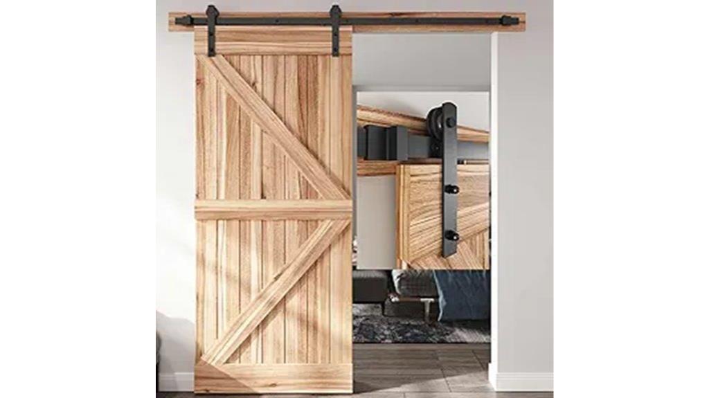 heavy duty barn door track