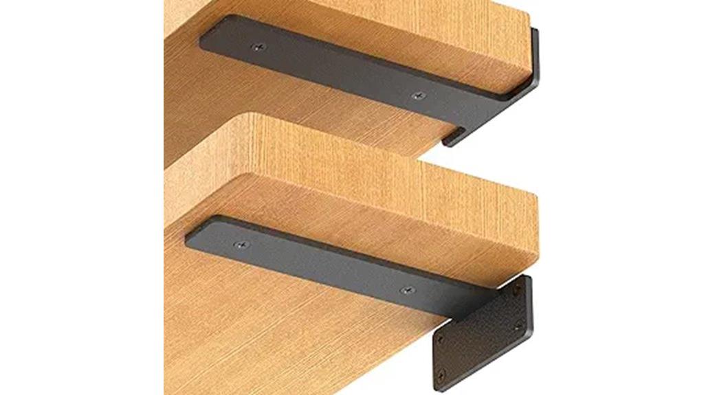 heavy duty floating shelf brackets