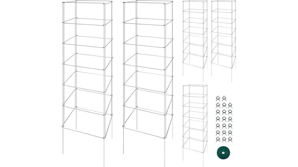 heavy duty foldable tomato cages