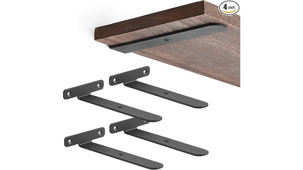 heavy duty metal shelf brackets