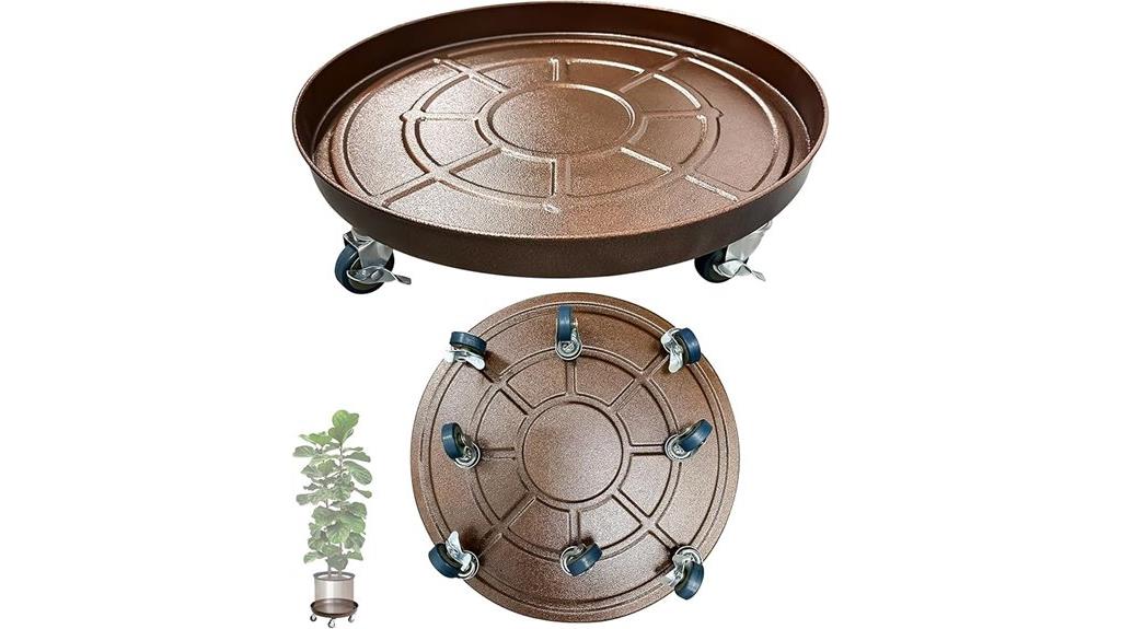 heavy duty plant caddy set