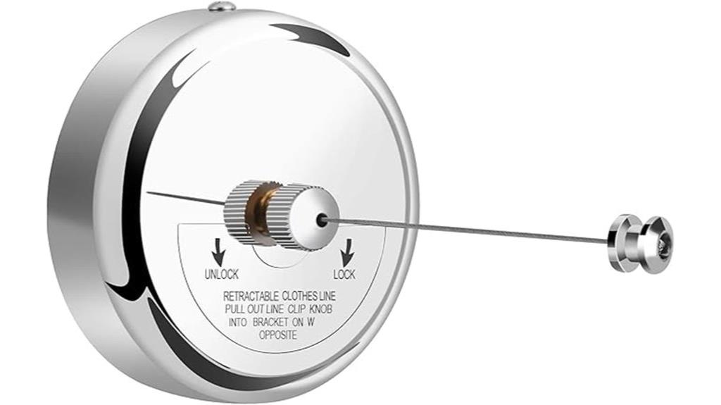 heavy duty stainless steel retractable clothesline