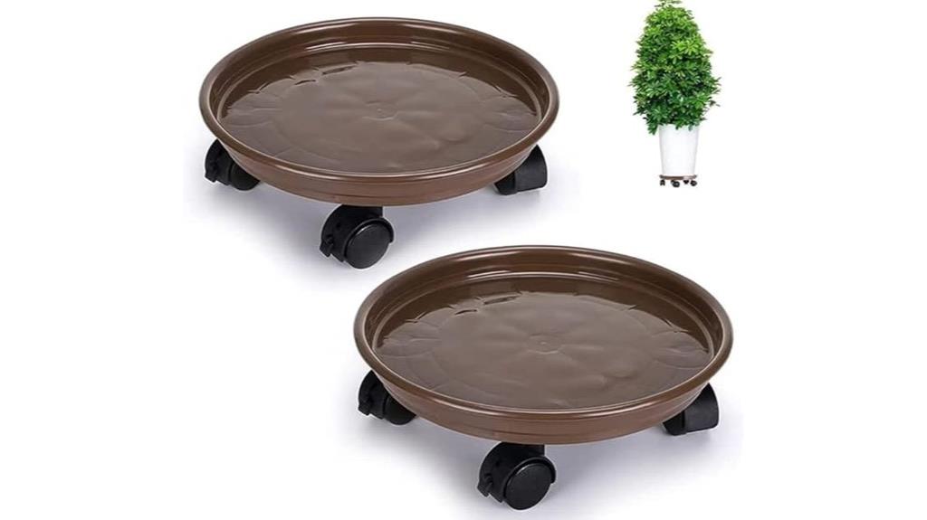 heavy duty wheeled plant stand