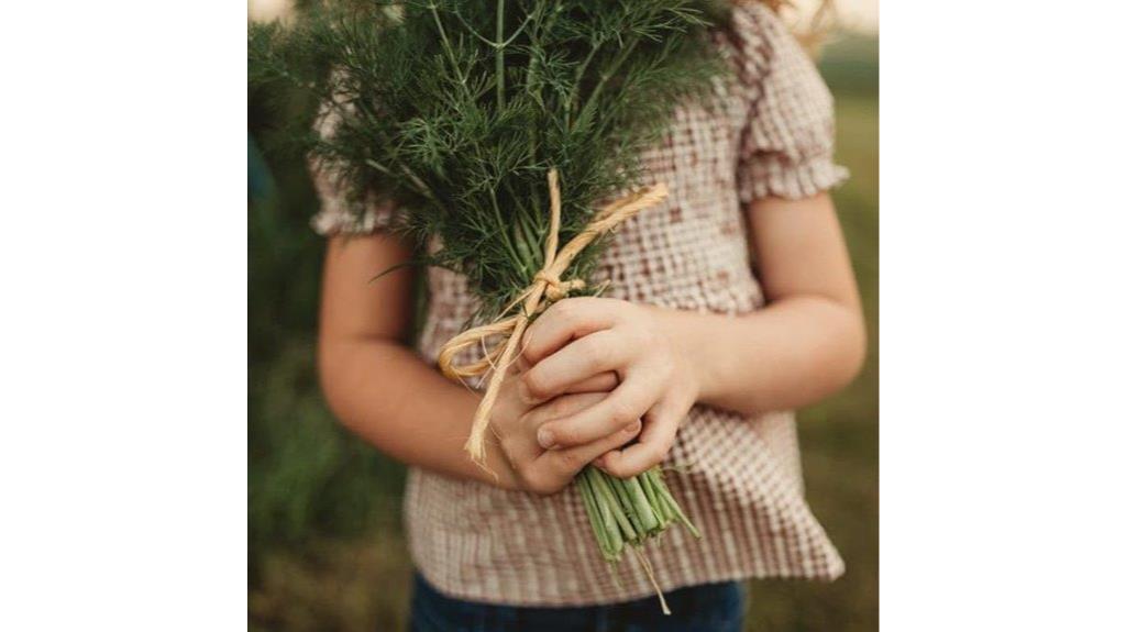 heirloom dill seed bouquet