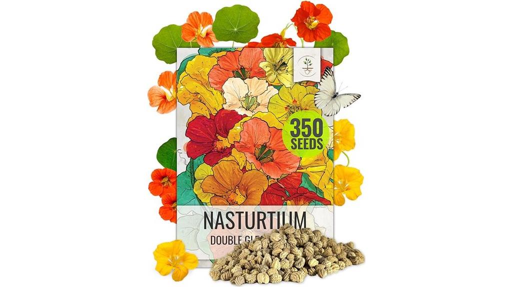 heirloom nasturtium seeds pack