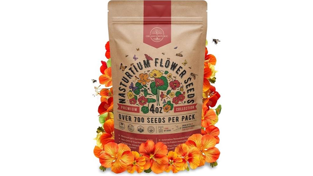 heirloom non gmo nasturtium seeds