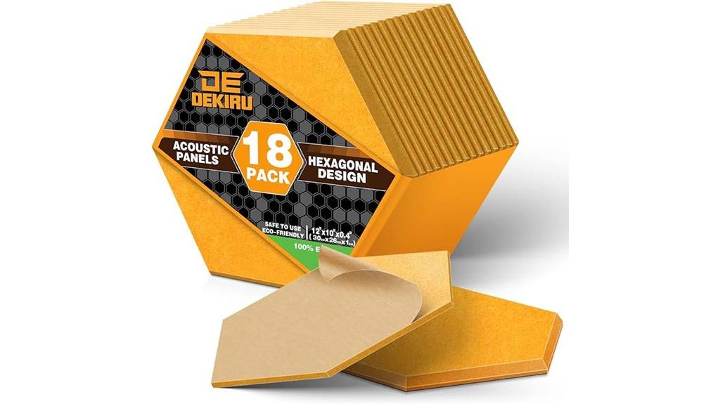 hexagon soundproof foam panels