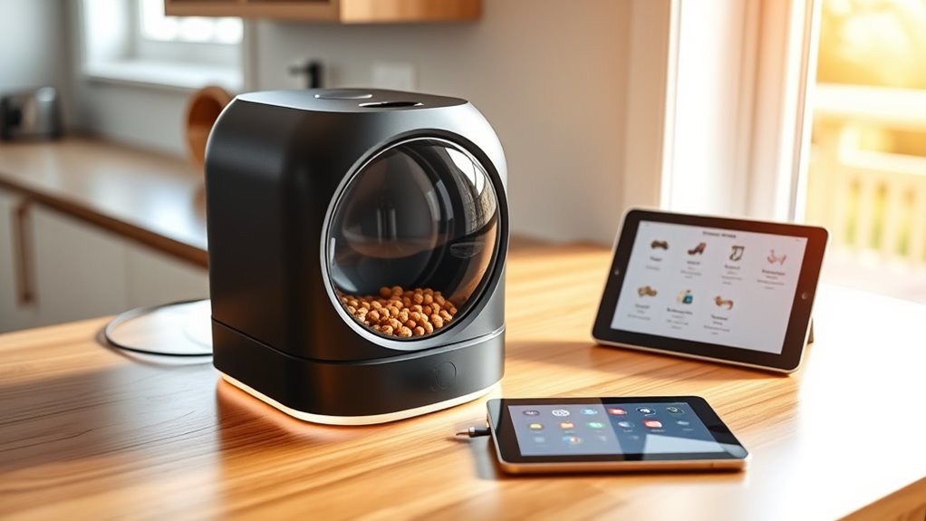 homemade automated pet feeder