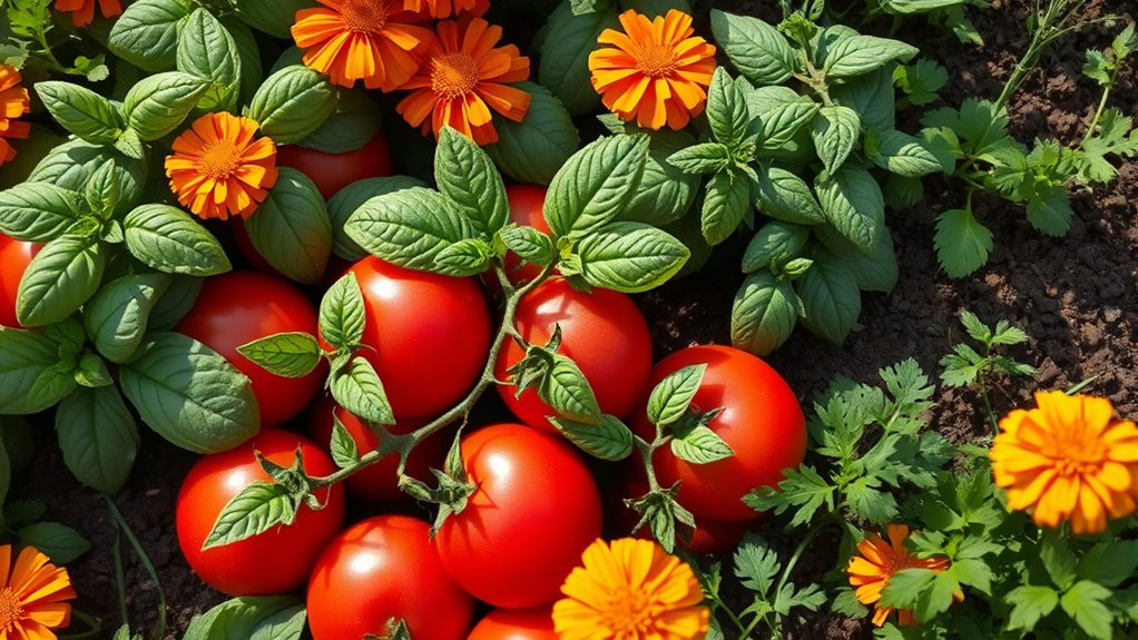 ideal tomato companion plants