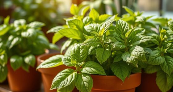 indoor basil herb cultivation