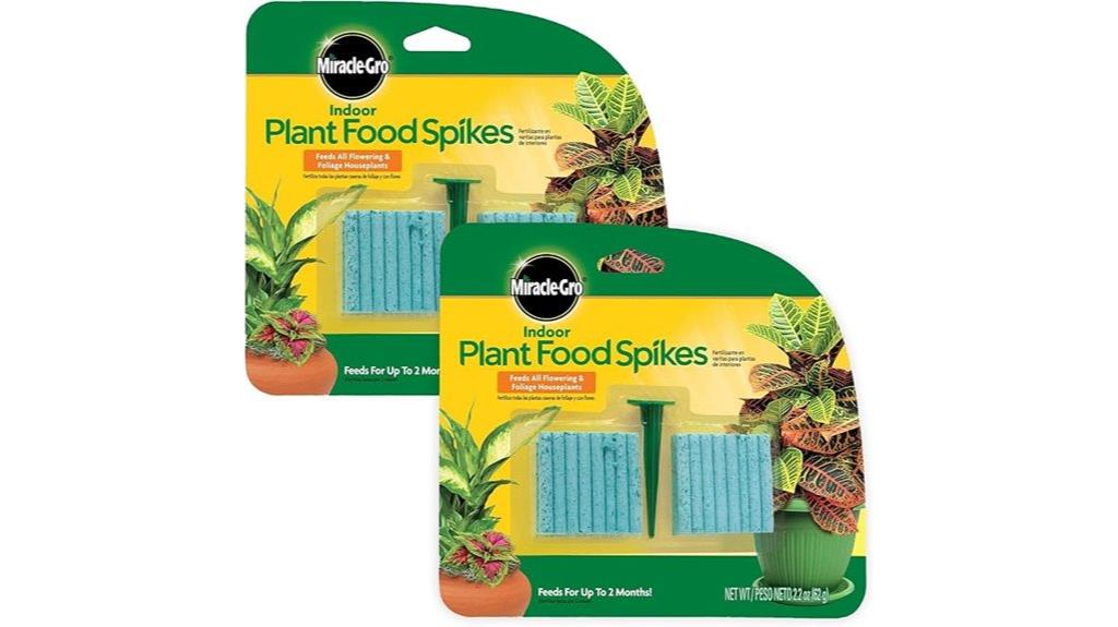 indoor plant fertilization spikes