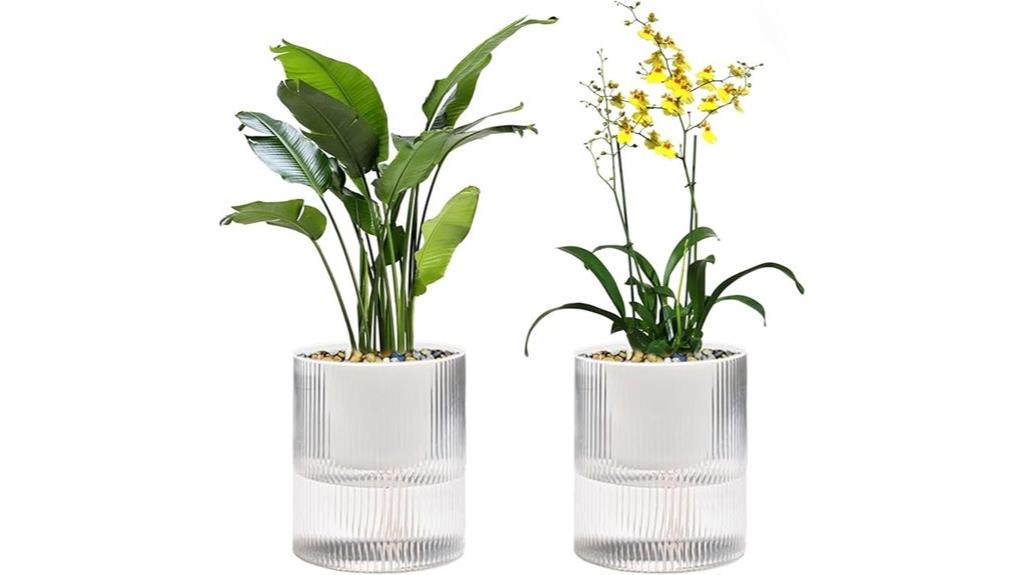 indoor self watering plant pots