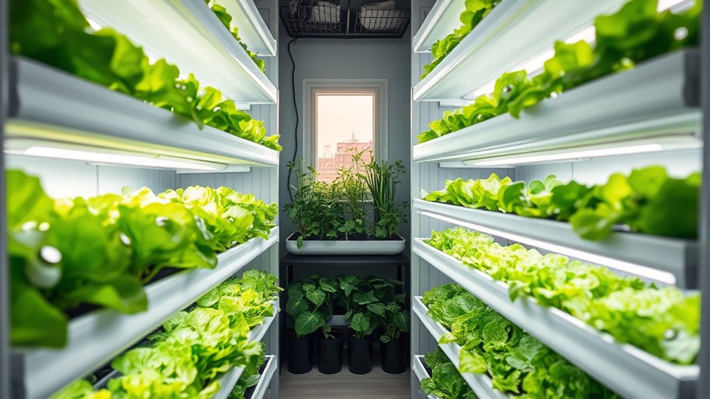 indoor vertical vegetable gardening