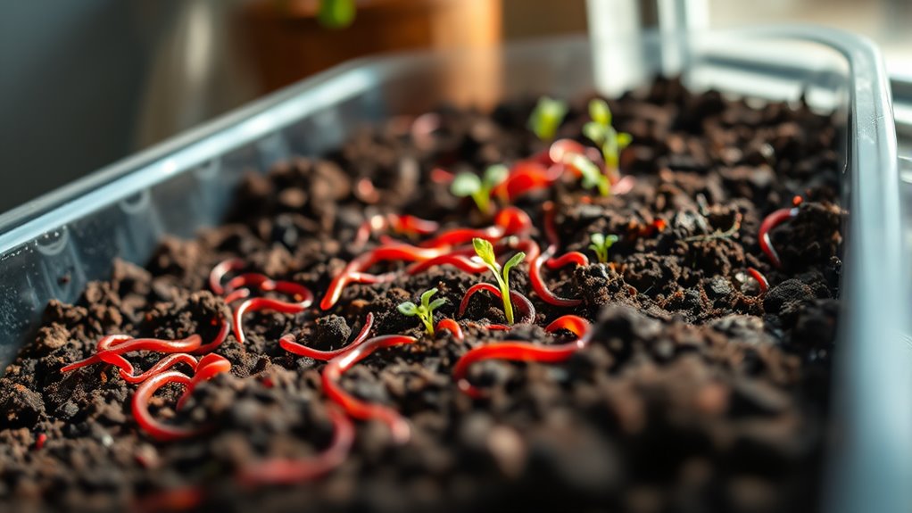 indoor worm composting