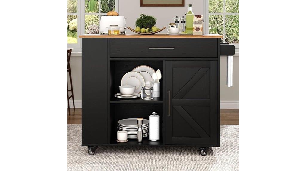 kitchen island with storage