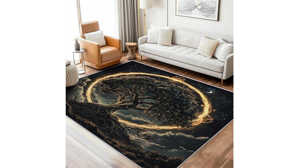 large 8x12 tree rug
