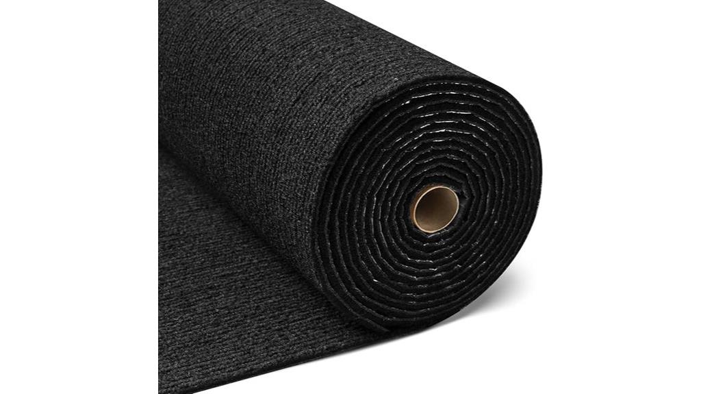 large black padded carpet