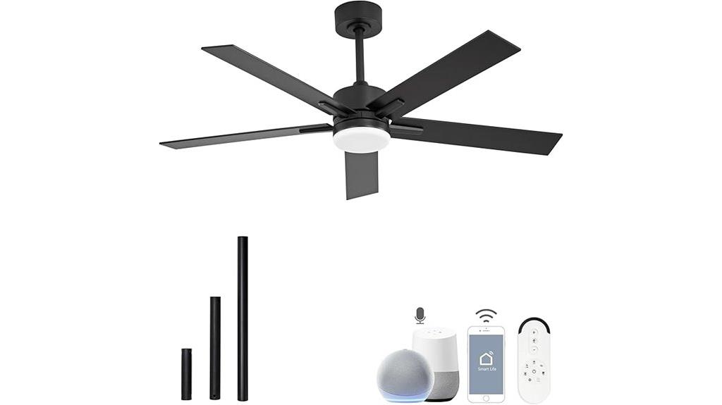 large ceiling fan with lighting