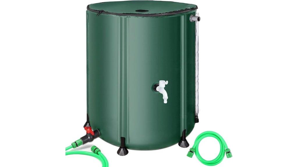 large collapsible rain barrel