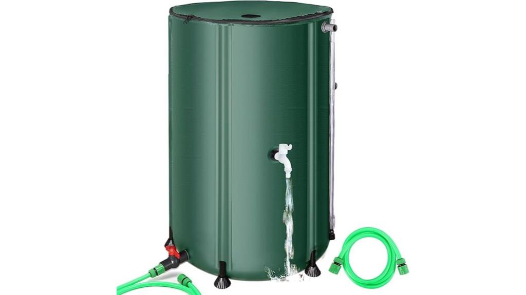 large collapsible rain barrel