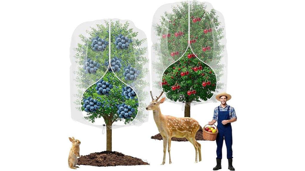 large fruit tree netting