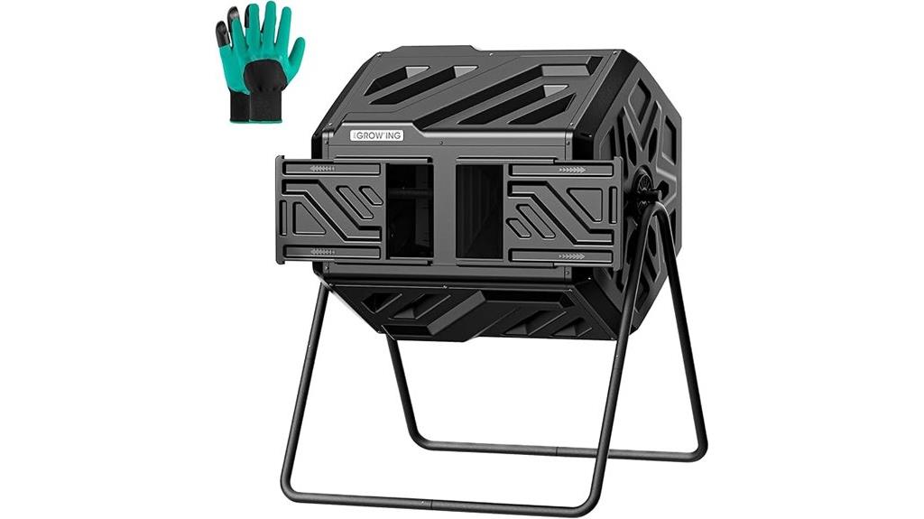large outdoor compost container